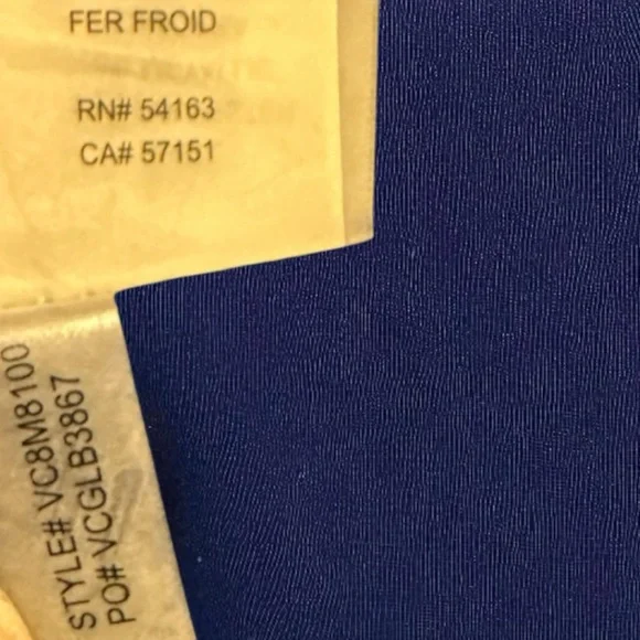 Vince Camuto NWT Blue/Black Floral cocktail Dress Sz14 appropriate for all event - Picture 10 of 11